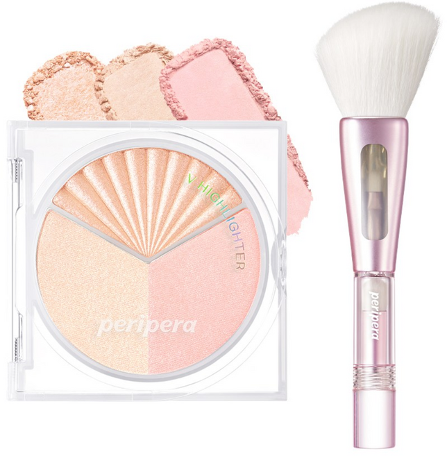 페리페라 브이 하이라이터 AD+증정, 001 샤이닝 온, 1개