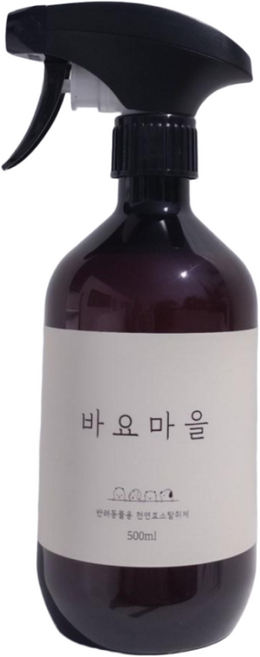 바요마을 강아지 탈취제 반려동물 냄새 제거 스프레이 배변패드 소변 냄새, 500ml, 1개