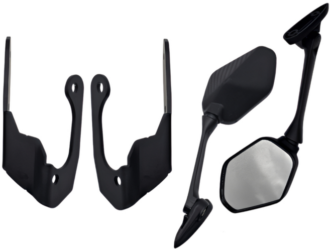 프로라이더스 25년이후 PCX 포워드미러킷 카본 사이드미러 브라켓 세트, 1세트