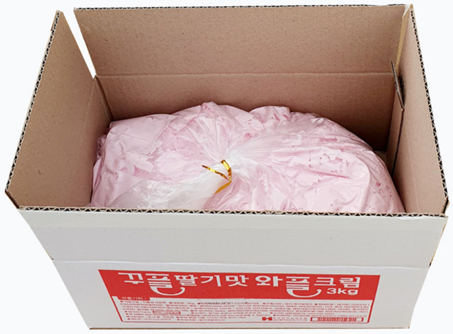 새마원 딸기 와플 크림 시럽 잼 토핑 휘핑 카페 재료 생크림, 1개, 3kg