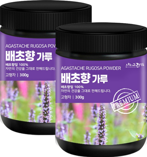 국산 배초향가루 300g 방아잎가루 곽향분말, 2개