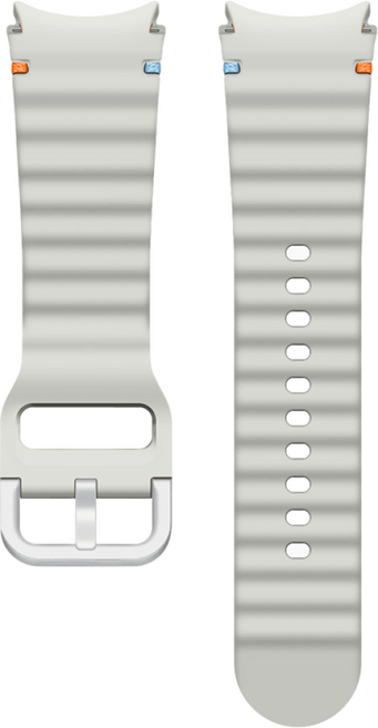 삼성 정품 갤럭시워치7 실리콘 스포츠 밴드 스트랩, 실버