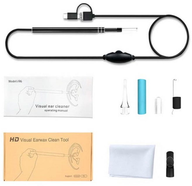 귀내시경 고막까지보이는 귀이개, 1개, 1개입