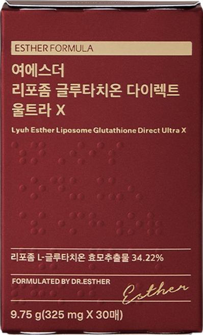 에스더포뮬러 여에스더 리포좀 글루타치온 다이렉트 울트라 X, 9.75g, 1개