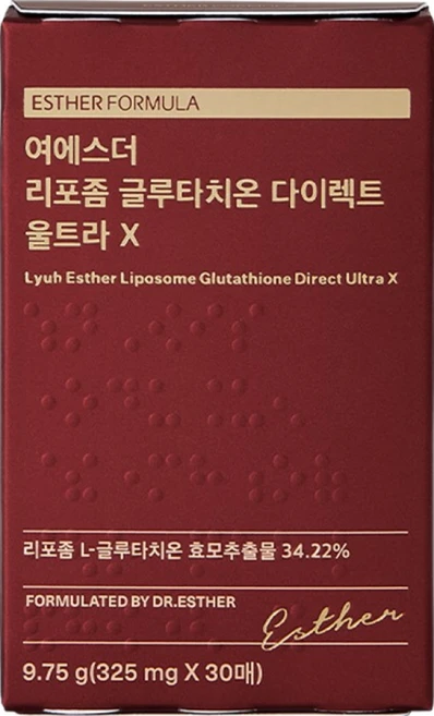 에스더포뮬러 여에스더 리포좀 글루타치온 다이렉트 울트라 X, 9.75g, 1개 - 쿠팡