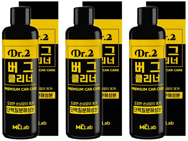 엠씨랩 닥터2 버그클리너, 3개, 300ml