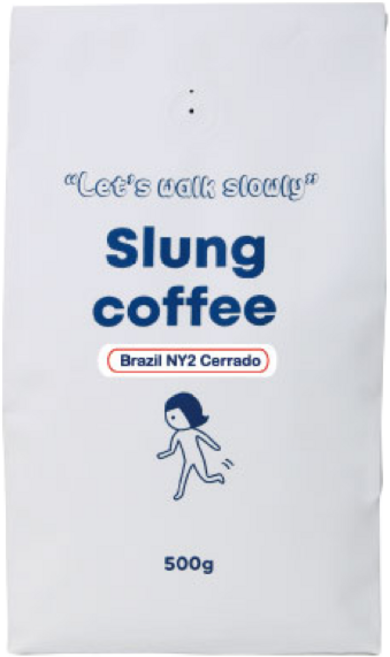 Sleong Coffee Roasting Coffee，塞哈多，巴西, 無研磨咖啡豆, 500g, 1包