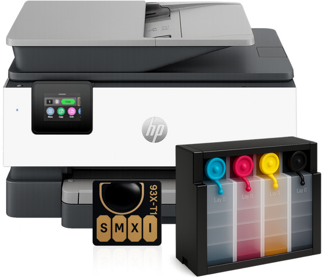 HP 9120 A4 복합기+레이2 무한잉크 1320ml (잉크대용량포함) / 9120b/ HP 9010 후속모델