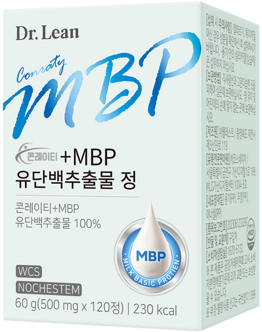 닥터린 콘레이티 +MBP 유단백추출물정 60g, 120정, 2개