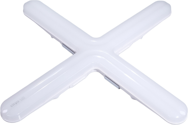 씨티오 LED 형광등 대체 십자등 60W 거실등 방등 천장조명, 주광색