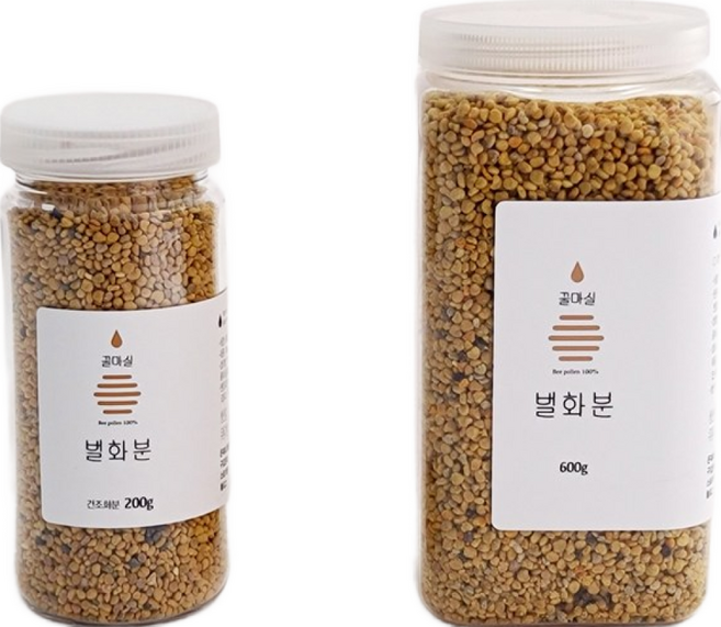 꿀마실 2025 햇화분 국산 건조 벌화분 비폴렌, 200g, 1개