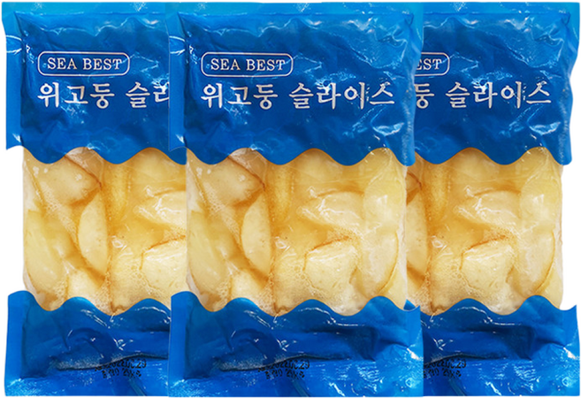 위소라 슬라이스 위고동, 1개, 2.5kg(250gX10팩)