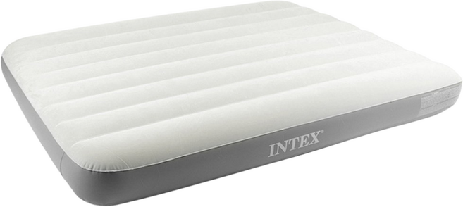 [핸드펌프 세트] 인텍스 에어매트 캠핑베드, 블루(핸드펌프L+수리패치), 매트용파우치(카키)