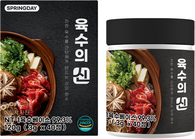 스프링데이 육수의 신 조미료 멸치 40p, 120g, 1개