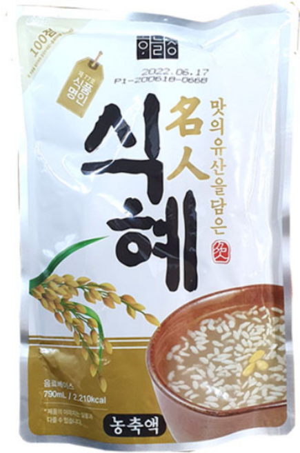 하늘청 식혜, 790ml, 1개
