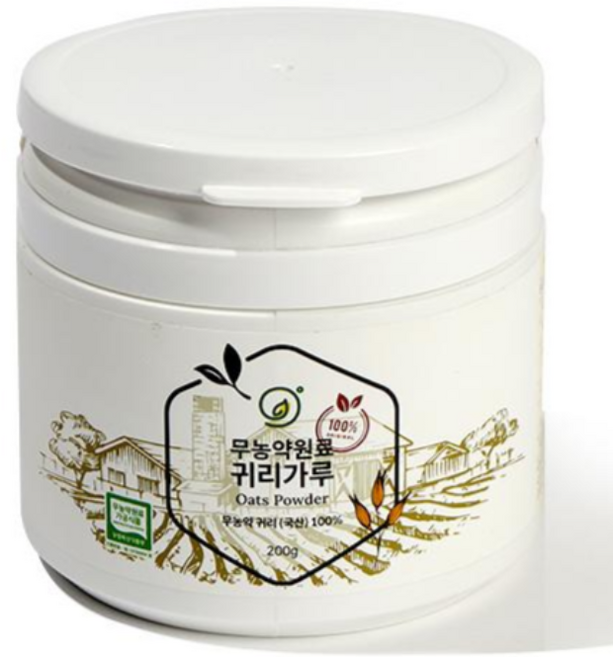 휴나인 100% 순수 국산 친환경 무농약 귀리 분말 가루 200g, 1개