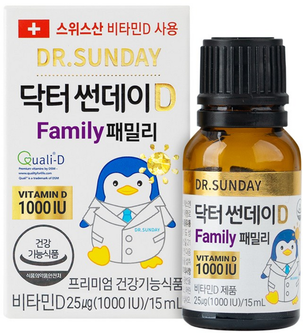 닥터썬데이D 패밀리, 15ml, 1개