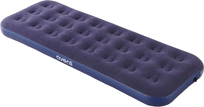 22cm 에어매트 캠핑매트 네이비싱글, 네이비 싱글 +에어펌프