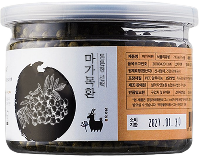 설약산 100% 국내 원재료 마가목환, 1개, 150g
