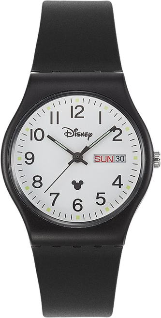 디즈니 미키마우스 미키 캐릭터 학생용 및 수능용 날짜 요일 손목시계 D12834BWNU