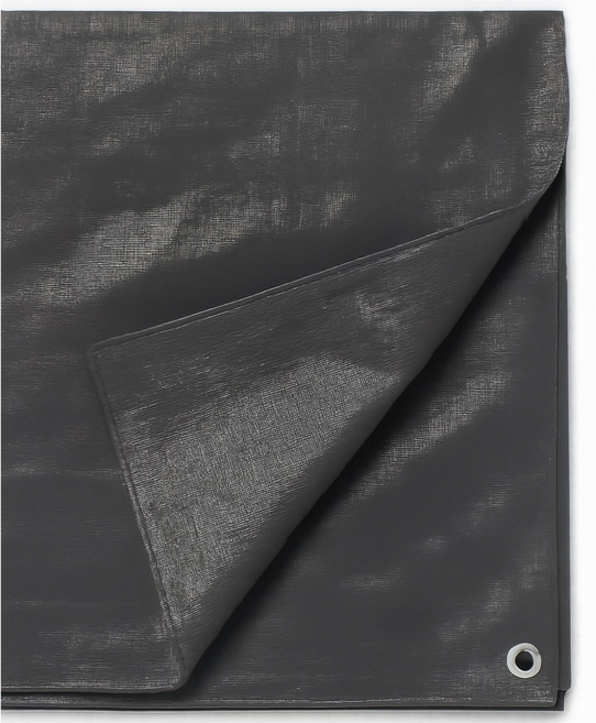 그늘상점 380g 특탑지 5mx5m 그라운드시트 방수포 방수천 캠핑바닥 캠핑매트, 진회색