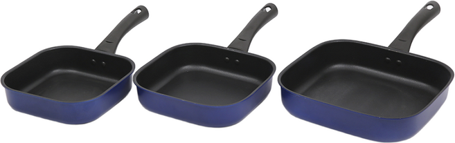 베네첸 쿡마스터 정사각 IH 프라이팬, 1개, 18cm