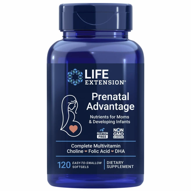 라이프익스텐션 프레나탈 어드밴티지 이지 투 스왈로우 소프트젤, 120정, 1개 - 쿠팡