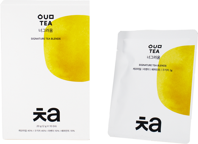 카페차 ㅊa 너그러움 캐모마일 라벤더 페퍼민트 구기자 블렌디드 티, 2g, 10개입, 1개