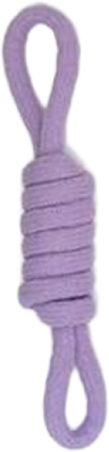 펫톤 강아지 꽈배기 플라잉스틱 터그토이, 퍼플, 1개