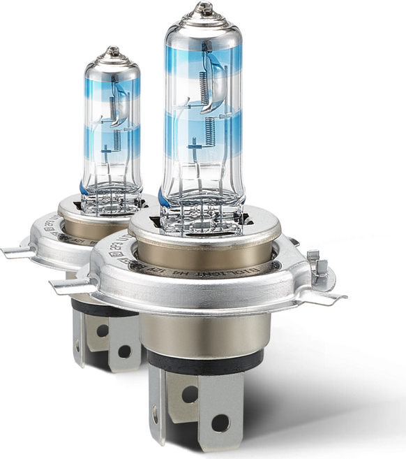 바이오라이트 차량용 할로겐 전조등 헤드램프 슈퍼 울트라 레이싱 2개, H4, 1세트