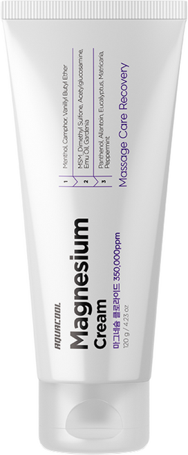 아쿠아쿨 마그네슘 크림 / 350000ppm 쿨+핫 바르는 마사지케어, 1개입, 1개