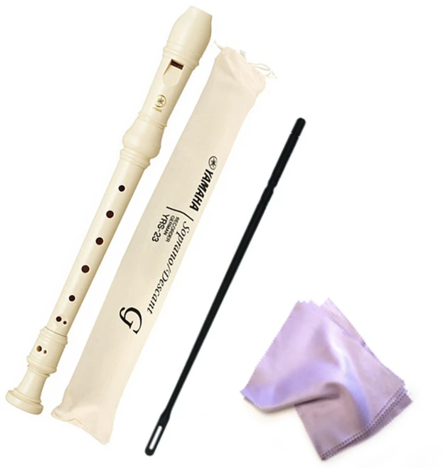 야마하 소프라노 리코더 YRS23G 저먼식 + 악기천, 1개 - 쿠팡