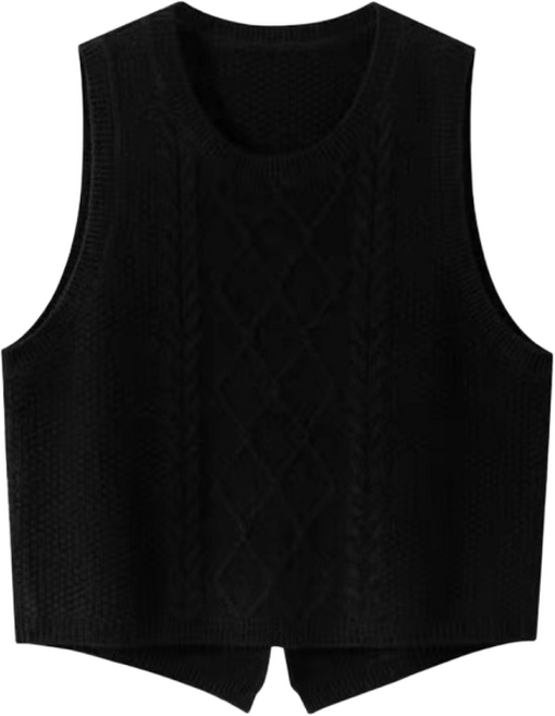 제이엠지아 추동 신상오버핏 트임 이너 니트조끼