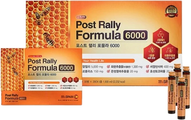 포스트 랠리 포물라 6000 25ml 60병, 60개 - 쿠팡