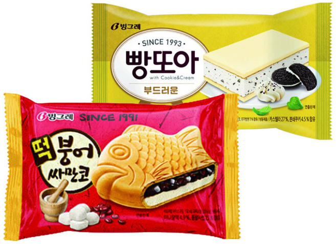 8위 - 빙그레 떡붕어싸만코 10개+빵또아 소프트 10개, 20개, 150ml