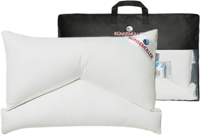 [시몬스] 시몬스 홈. 퀸즈밀러 듀얼 존 구스 베개, 화이트