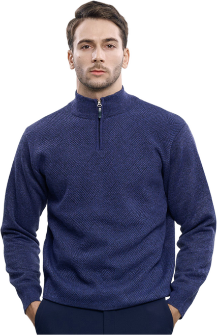 [BFL] 남성 겨울 웜 융털 니트 집업 티셔츠