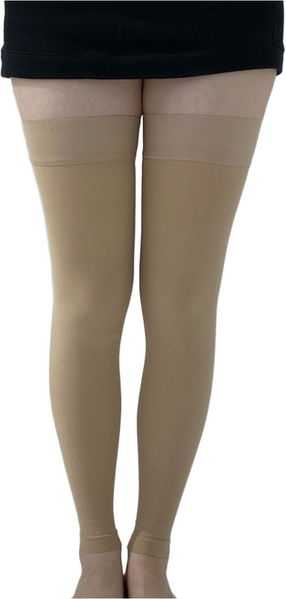 실루엣 빅사이즈 의료용 압박스타킹 허벅지 9부 무발 압박밴드, 1세트, 허벅지형