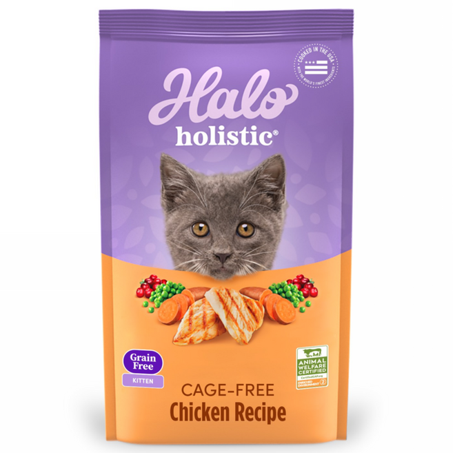 Halo 嘿囉 幼貓無穀雞肉飼料, 雞, 300g, 1個