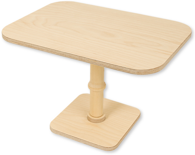 크레이지몬스터 다된다 차량용 우드 테이블, 1세트, 다된다 우드테이블/기본형(1P)