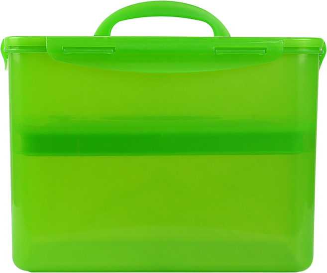 락스타 미라클린 진공누름독 4호 6호 8호 전자렌지 진공 밀폐용기 신선야채 냉동밥보관 김치통, 2개, 12L