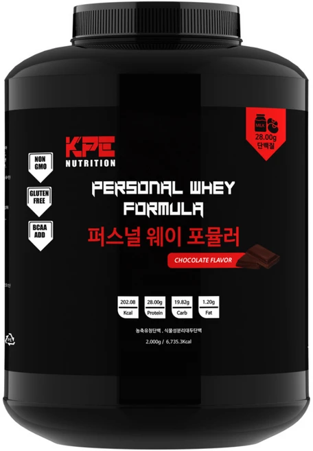 퍼스널웨이포뮬러 2kg 저렴한 가성비 단백질 프로틴 식물성단백질 보충제, 1개 - 쿠팡