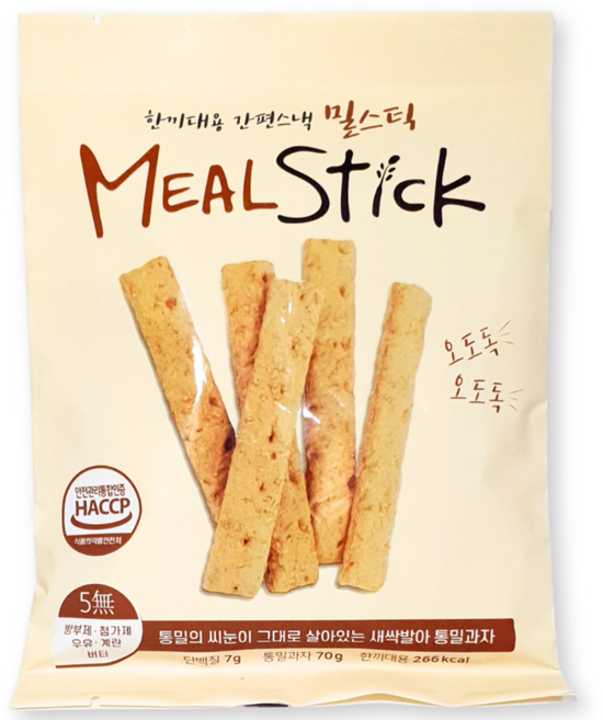 밀스틱 발아통밀과자, 70g, 10개