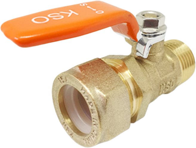 스텐 주름관 헷다 밸브 M 15A 햇다 레바 발브