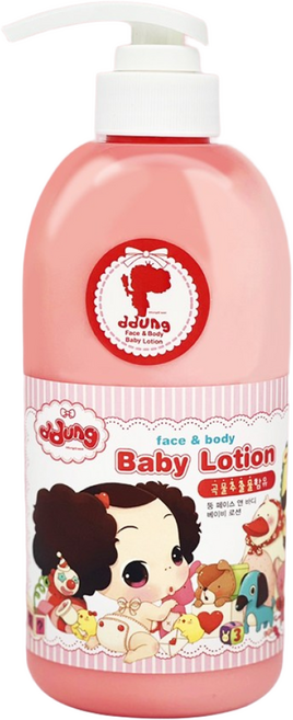 뚱 베이비 바디로션, 3개, 500ml
