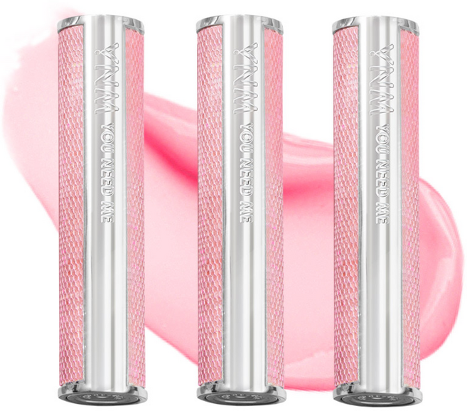 YNM 허니 립밤 세트, 라이트 핑크, 3g, 3개