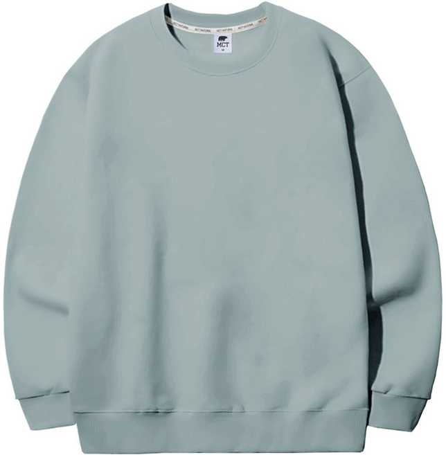 엠씨티 남녀공용 편안한 데일리 스판 맨투맨