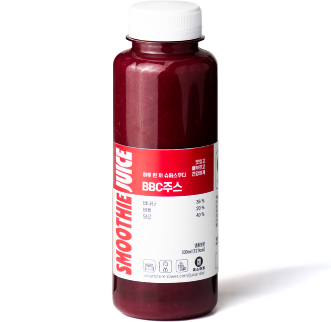 쥬스어트 비비씨 클렌즈 스무디 주스(냉동), 10개, 300ml