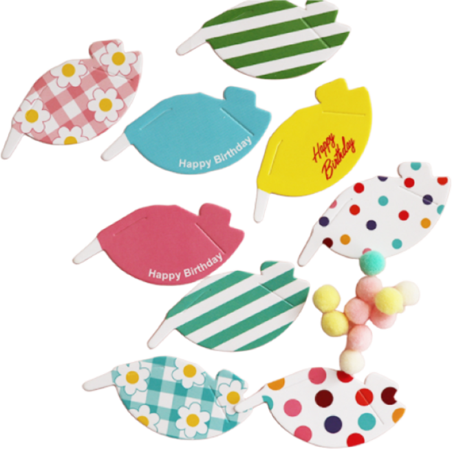 케이크 토퍼 미니 꼬갈 데코픽 10종