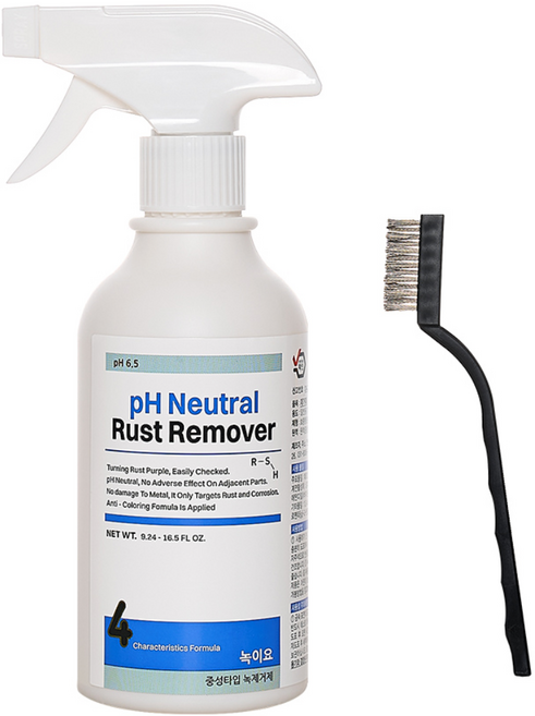 녹이요-프로 정우케미칼 녹제거제 다양한 금속의 녹제거 정밀부품녹제거 착색없고 냄새없는 녹제거제, 녹이요(300ml), 1개